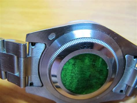 what does the back of a rolex watch look like|Rolex watch back opener.